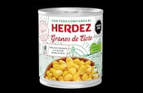 lata de granos de elote herdez