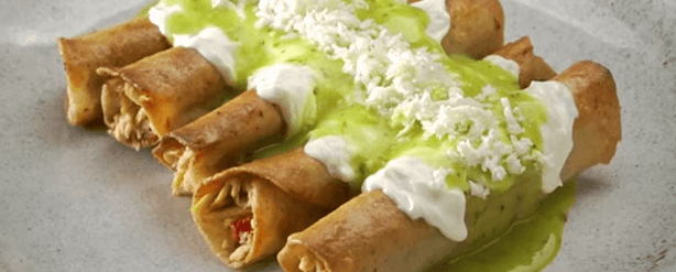 Banner receta Tacos dorados