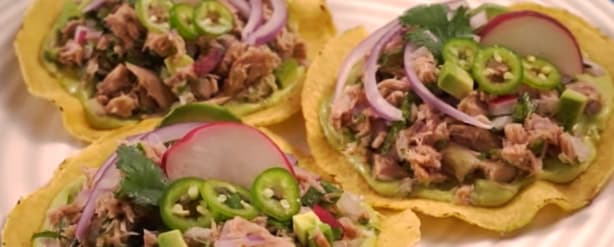 Banner receta Tostadas de ceviche de Atún