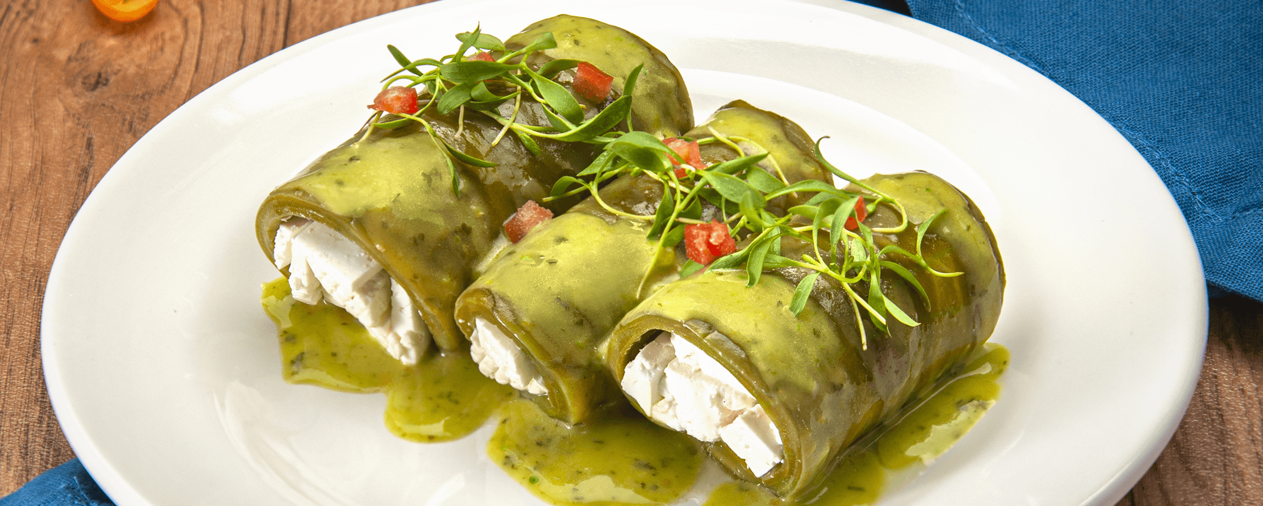 Imagen de Nopales rellenos de Guacamole y queso