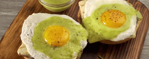 Banner receta Bagel con huevo