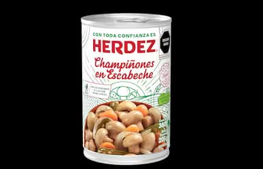 champiñones en escabeche en lata